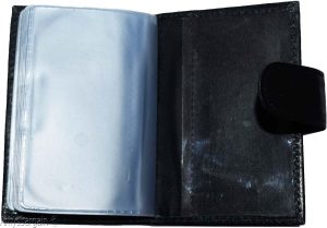 RFID leather business card id credit card picture case 24 transparent card slots - Image 6