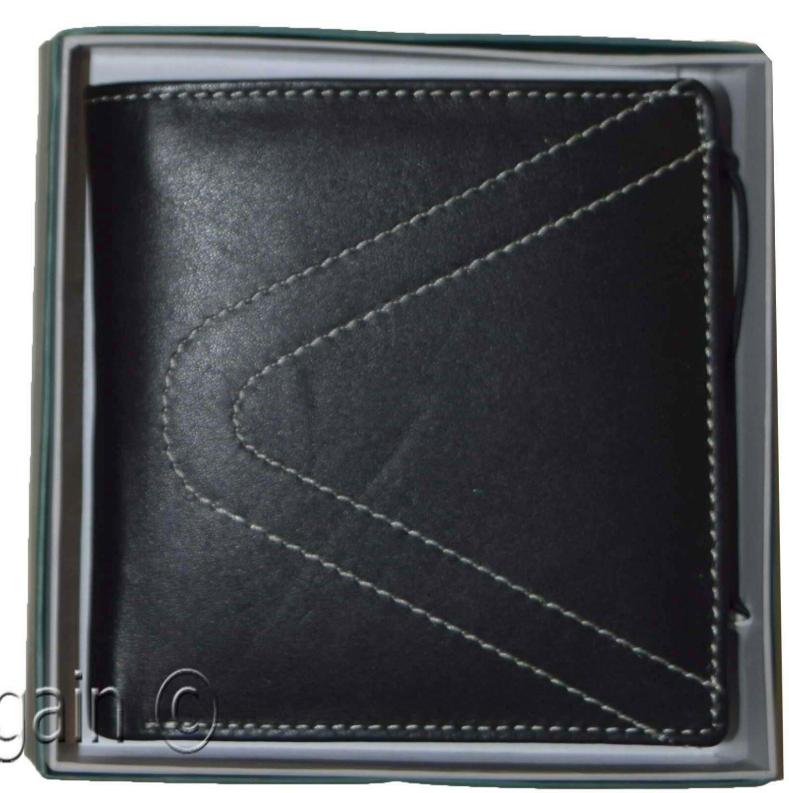 RFID men's hipster wallet genuine leather bifold 15 card 2 IDs new wallet in box - Image 10