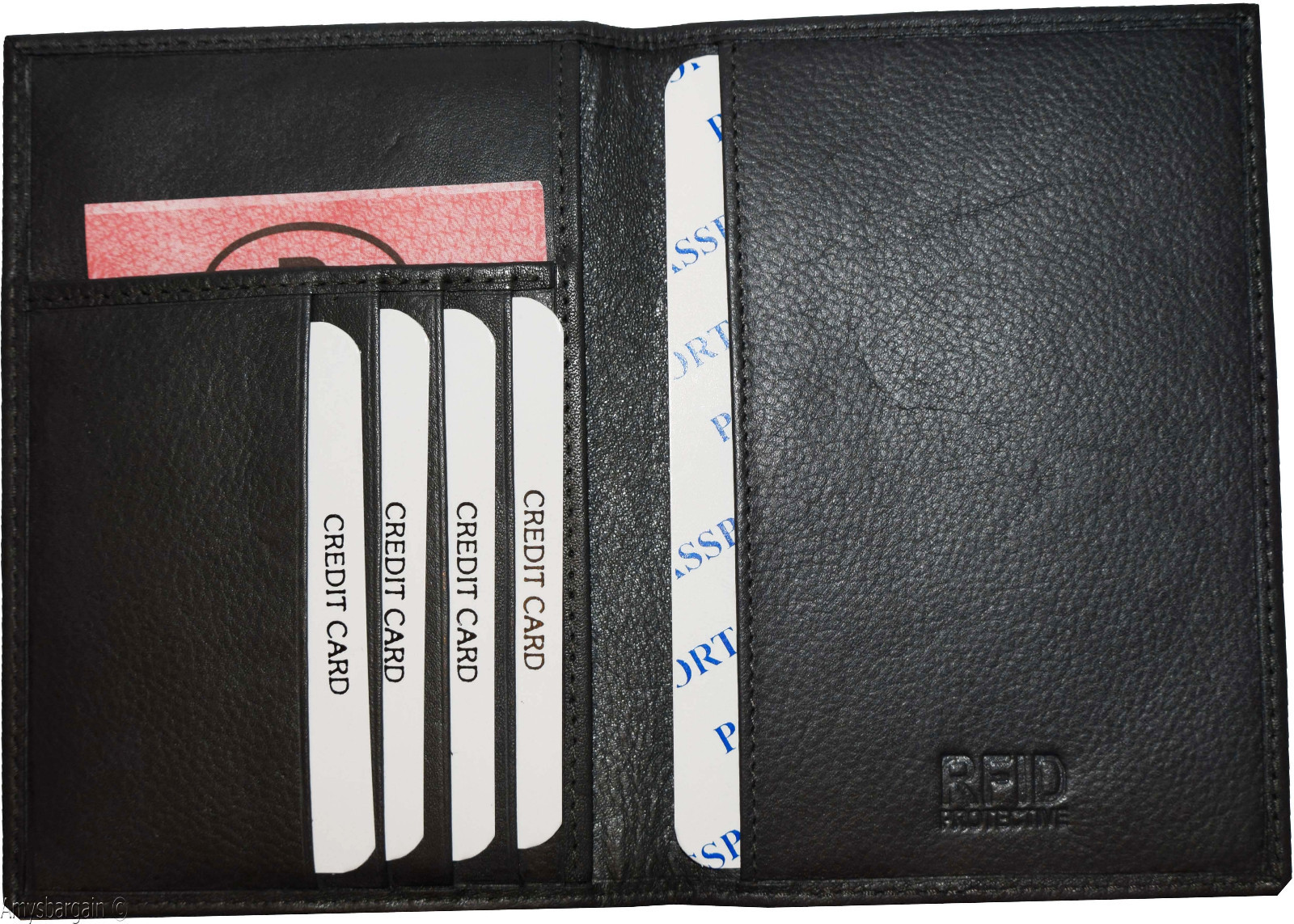 RFID passport case, Genuine leather passport cover U.S. leather passport holder - Image 8