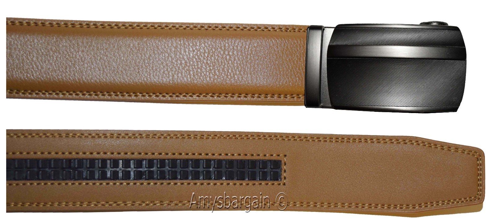 Real Leather Men’s Belt. (XL) Automatic lock. Dress + Casual belt. Fashion belt. - Image 11