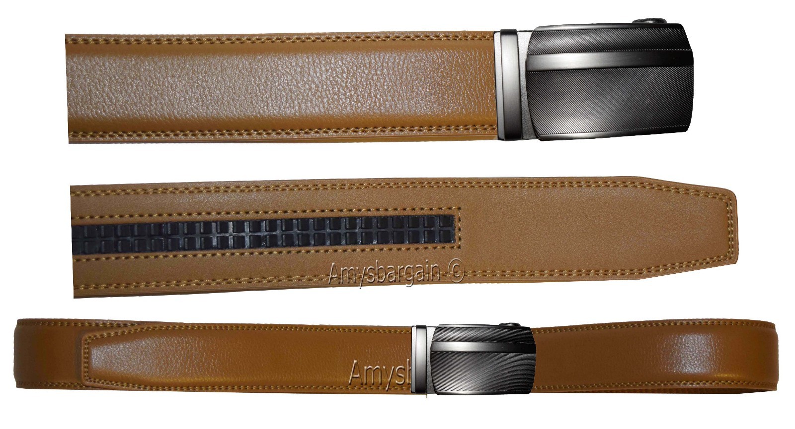 Real Leather Men’s Belt. (XL) Automatic lock. Dress + Casual belt. Fashion belt. - Image 12