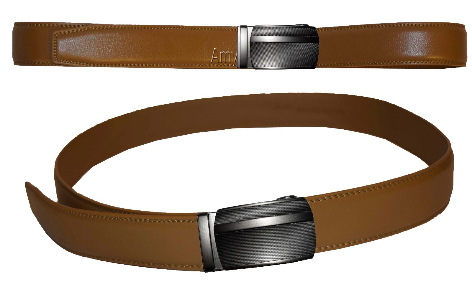 Real Leather Men’s Belt. (XL) Automatic lock. Dress + Casual belt. Fashion belt. - Image 13