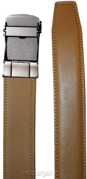 Real Leather Men’s Beltcsiz (M) Automatic lock Dress & Casual belt. Fashion belt - Image 11