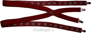 Santa Claus Suspenders. Christmas Gift item. X-Mas gift suspenders Clip on B New - Image 6
