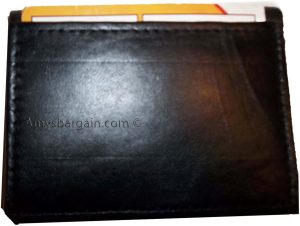 Trifold Leather Man’s wallet 9 card 2 bill slots roomy zip change purse new 1 - Image 12