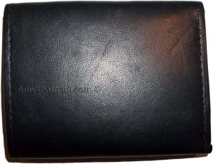 Trifold Leather Man’s wallet 9 card 2 bill slots roomy zip change purse new 1 - Image 13