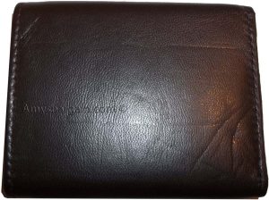 Trifold Leather Man’s wallet 9 card 2 bill slots roomy zip change purse new 1 - Image 5