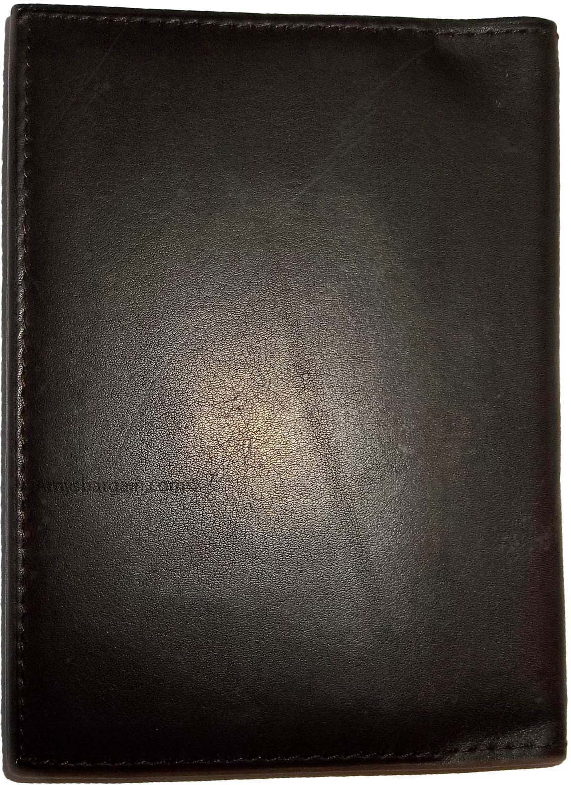 USA Fine Leather passport case, Leather wallet credit card case ID card case #9 - Image 9