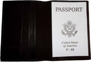 USA Fine Leather passport case, Leather wallet credit card case ID card case #9 - Image 10
