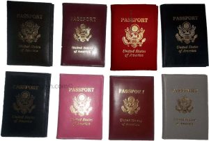 USA Leather passport cover credit card case photo ID holder brand new card case - Image 3