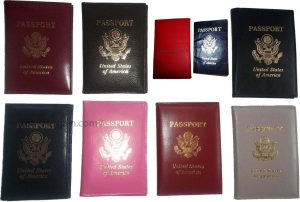 USA Leather passport cover credit card case photo ID holder brand new card case - Image 8