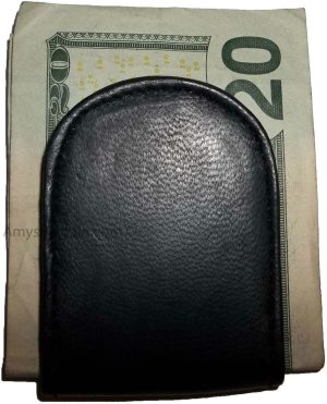 Leather money clip magnetic money clip bills holder all monies holder Brand New - Image 14