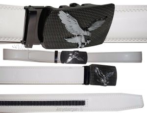Men's Belt Leather Dress Casual Auto Lock belt Self locking buckle 30 to 50 inch - Image 17
