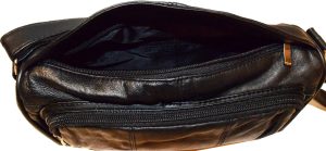 Woman's leather handbag black leather bag day bag Pocketbook new fashion bag - Image 6