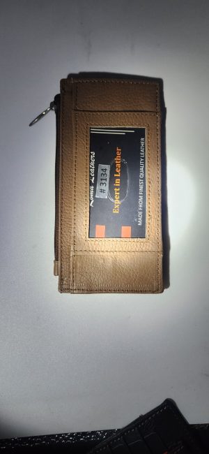 Women's Genuine Leather ID Credit Card Holder Wallet Slim Purse Colors Zip case - Image 15
