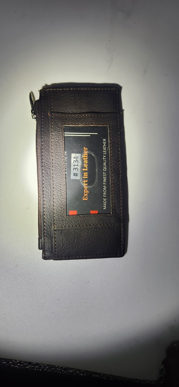 Women's Genuine Leather ID Credit Card Holder Wallet Slim Purse Colors Zip case - Image 21