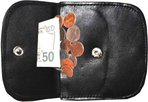 Women’s leather wallet black change purse small coin wallet 1 new leather wallet - Image 3