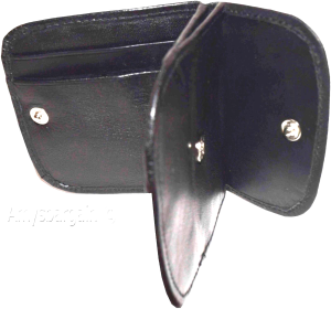 Women’s leather wallet black change purse small coin wallet 1 new leather wallet - Image 4