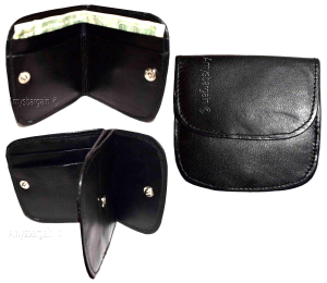 Women’s leather wallet black change purse small coin wallet 1 new leather wallet