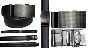 leather belt dress casual belt new lock qick buckle automatic up to 43" - Image 4