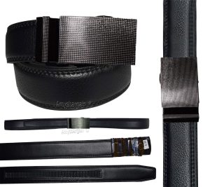 leather belt dress casual belt new lock qick buckle automatic up to 43" - Image 6