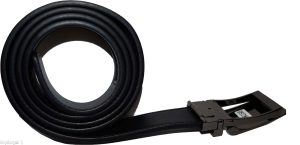 leather belt genuine leather dress casual track line ratchet women's black belt - Image 11