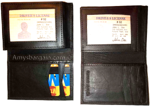 lot if 4 man's wallet new style trifold leather wallet id 2 bifold pockets b new - Image 6