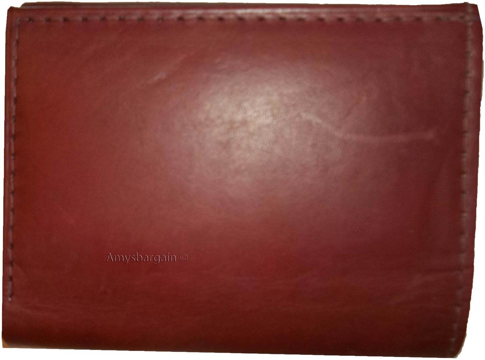 lot of 2 men's wallet leather tri-fold wallet 12 credit card 2 bill spaces - Image 9