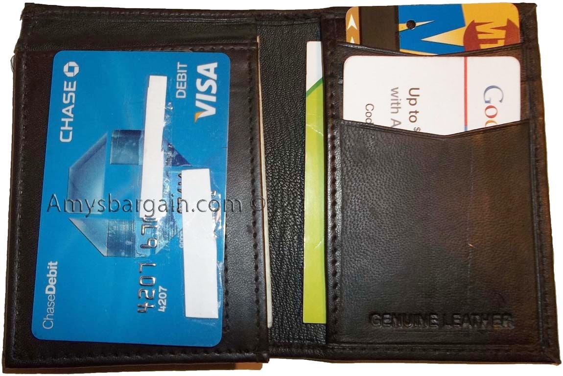 lot of 4 new style trifold leather man’s bifold wallet men's billfold wallet - Image 6