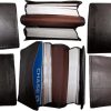 lot of 6 new leather business card case, 50 plus card case, new brown card case
