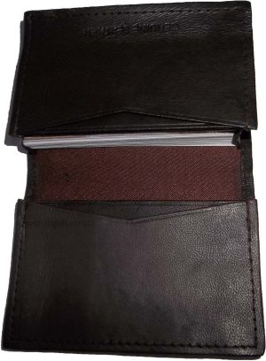 lot of 6 new leather business card case, 50 plus card case, new brown card case - Image 4