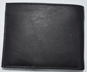 men's RFID brown wallet bifold genuine leather protect IDs credit cards in box. - Image 5