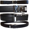 men's belt size 38 leather dress belt automatic lock belt track line belt buckle