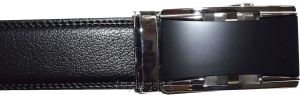 men's belt size 38 leather dress belt automatic lock belt track line belt buckle - Image 5