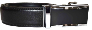 men's belt size 38 leather dress belt automatic lock belt track line belt buckle - Image 9