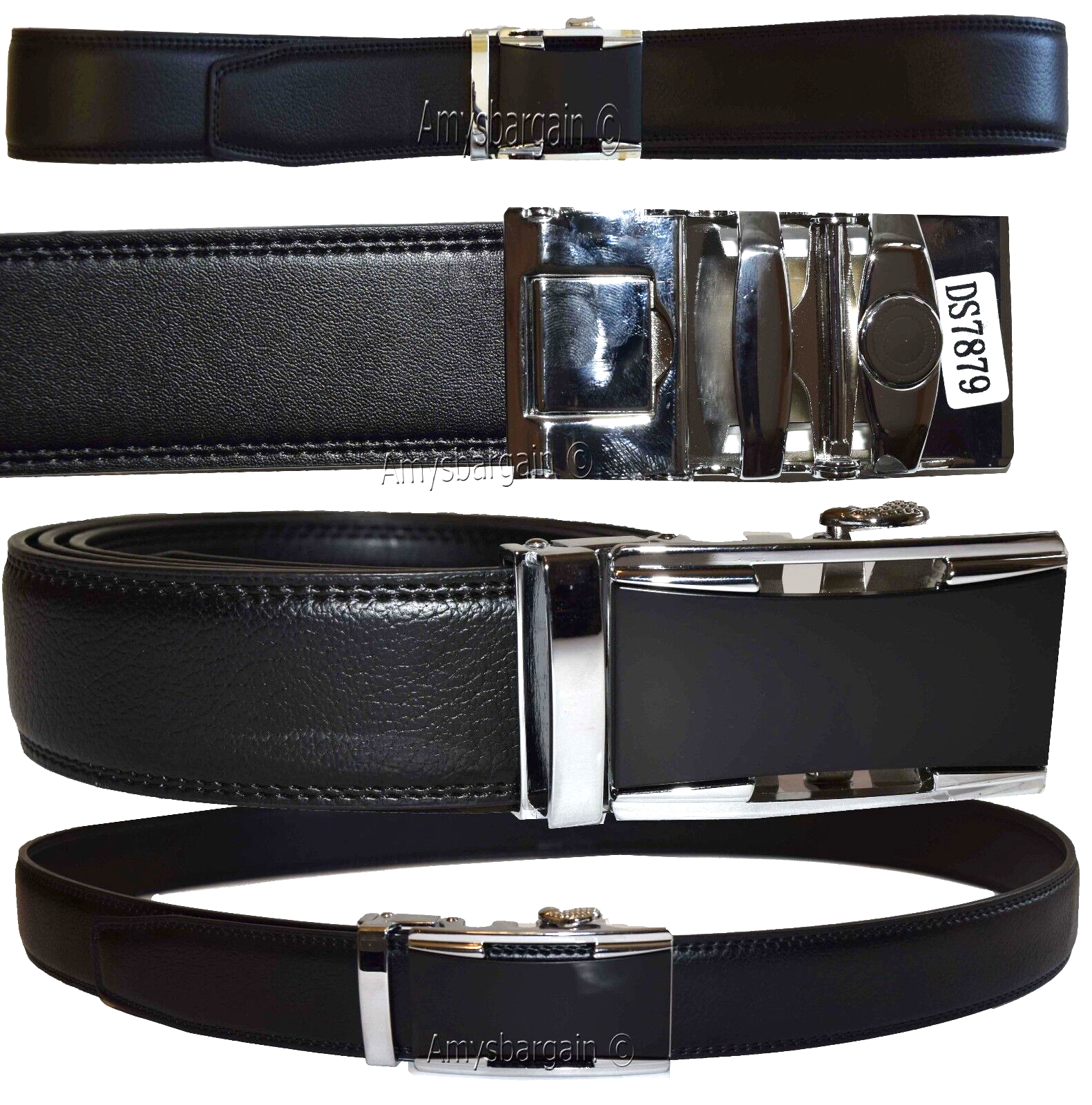 men's belt size 38 leather dress belt automatic lock belt track line belt buckle