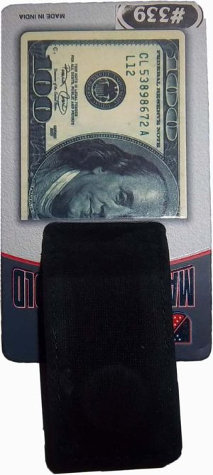 new leather money clip Credit card/ID holder wallet with a magnetic money clip - Image 6