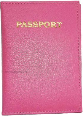 new leather passport holder credit atm card case id international passport