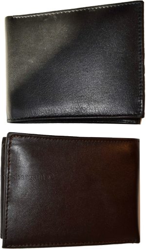 new man's high-end leather zip billfold man's wallet 9 credit card spaces - Image 3