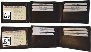 new man's high-end leather zip billfold man's wallet 9 credit card spaces - Image 6
