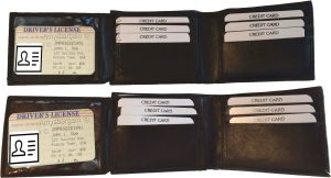 new man's high-end leather zip billfold man's wallet 9 credit card spaces - Image 7