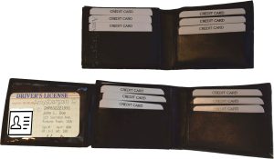 new man's high-end leather zip billfold man's wallet 9 credit card spaces - Image 8