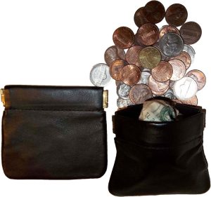 2 New Leather Squeeze change purse with Credit card space change purse - Image 4
