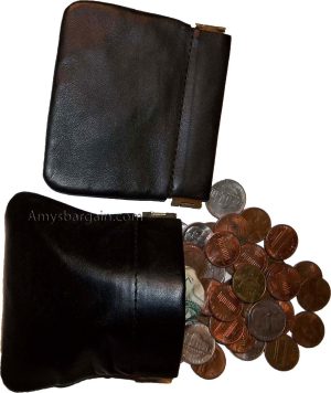 2 New Leather Squeeze change purse with Credit card space change purse - Image 5