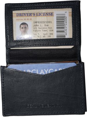 2 women men's Leather Business Credit Card ID card case fifty cards holder bnwt - Image 11