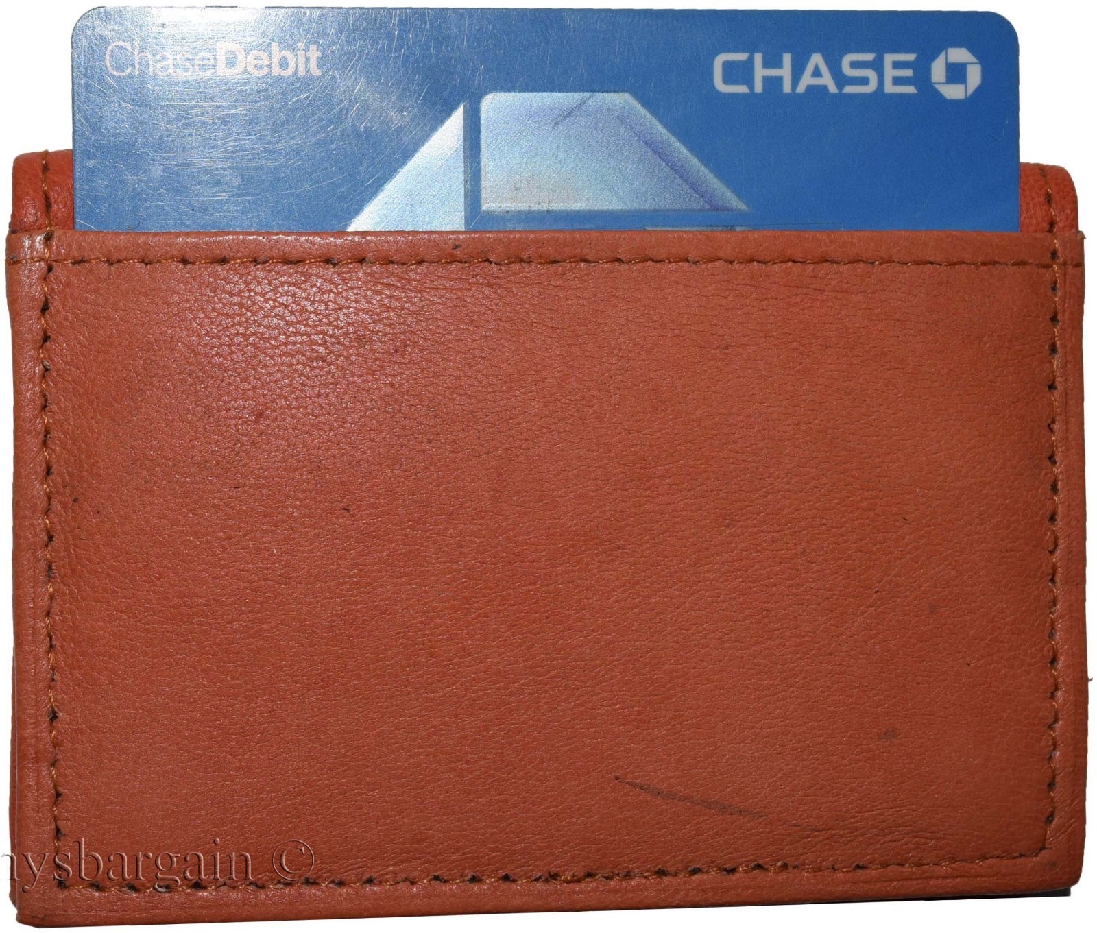 2 women men's Leather Business Credit Card ID card case fifty cards holder bnwt - Image 7