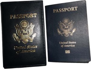 3 New USA Leather passport case wallet credit ATM card case ID holder BN - Image 12
