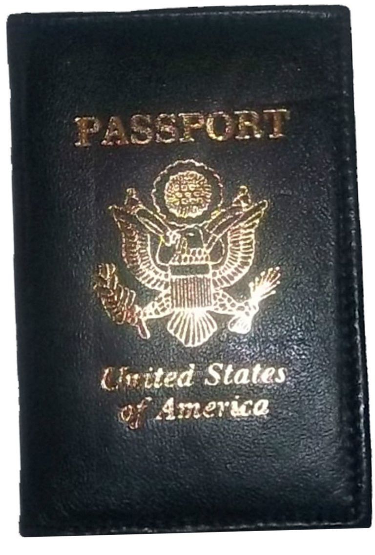 3 New USA Leather passport case wallet credit ATM card case ID holder BN - Image 3