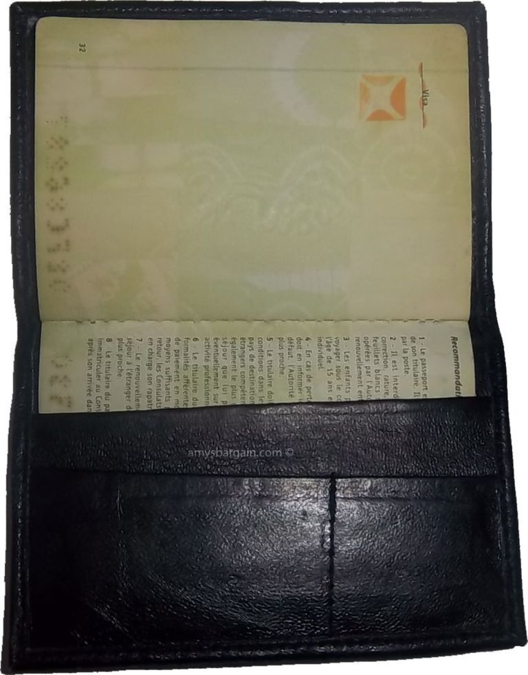 3 New USA Leather passport case wallet credit ATM card case ID holder BN - Image 4