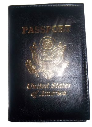 3 New USA Leather passport case wallet credit ATM card case ID holder BN - Image 6